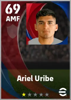 Ariel Uribe eFootball 2026 player card — 69 OVR AMF