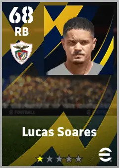 Lucas Soares eFootball 2026 player card — 68 OVR RB