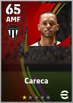 Careca eFootball 2026 player card — 65 OVR AMF