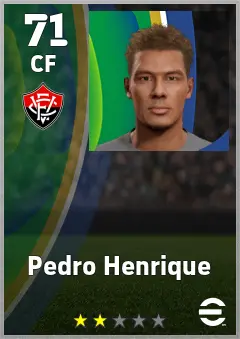 Pedro Henrique eFootball 2026 player card — 71 OVR CF