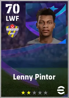 Lenny Pintor eFootball 2026 player card — 70 OVR LWF