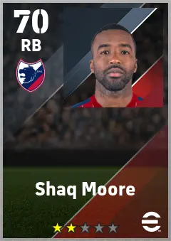 Shaq Moore eFootball 2026 player card — 70 OVR RB