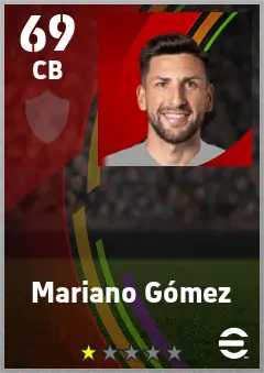 Mariano Gomez eFootball 2026 player card — 69 OVR CB