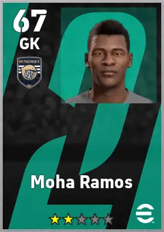 Moha Ramos eFootball 2026 player card, 67 OVR GK