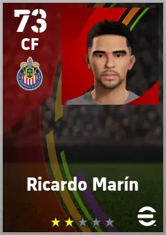 Ricardo Marin eFootball 2026 player card — 73 OVR CF