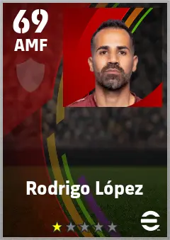 Rodrigo Lopez eFootball 2026 player card — 69 OVR AMF
