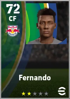 Fernando eFootball 2026 player card — 72 OVR CF