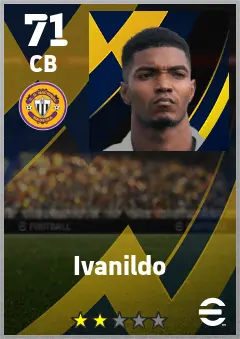 Ivanildo eFootball 2026 player card — 71 OVR CB