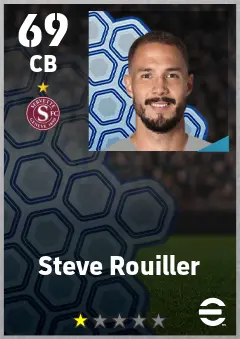 Steve Rouiller eFootball 2026 player card — 69 OVR CB