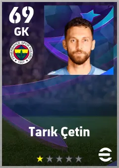 Tarik Cetin eFootball 2026 player card — 69 OVR GK
