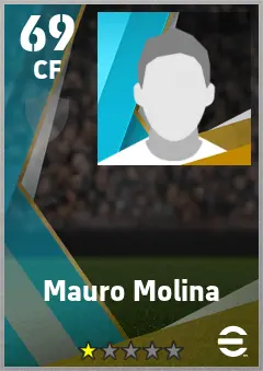 Mauro Molina eFootball 2026 player card — 69 OVR CF