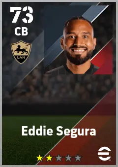 Eddie Segura eFootball 2026 player card — 73 OVR CB