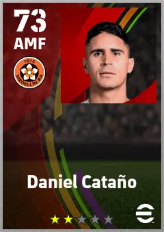Daniel Catano eFootball 2026 player card — 73 OVR AMF