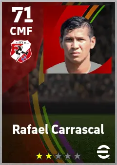 Rafael Carrascal eFootball 2026 player card — 71 OVR CMF