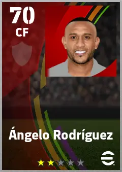 Angelo Rodriguez eFootball 2026 player card — 70 OVR CF