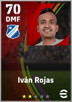 Ivan Rojas eFootball 2026 player card — 70 OVR DMF