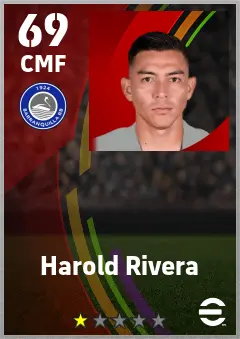 Harold Rivera eFootball 2026 player card — 69 OVR CMF