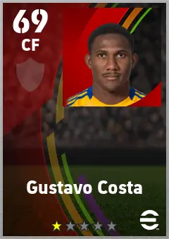Gustavo Costa eFootball 2026 player card — 69 OVR CF
