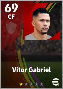 Vitor Gabriel eFootball 2026 player card — 69 OVR CF