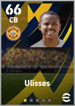 Ulisses eFootball 2026 player card — 66 OVR CB