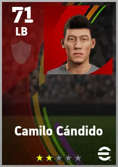Camilo Candido eFootball 2026 player card — 71 OVR LB