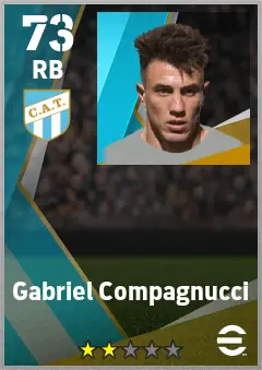 Gabriel Compagnucci eFootball 2026 player card — 73 OVR RB
