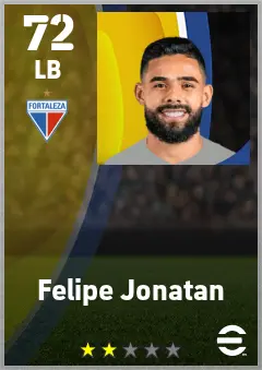 Felipe Jonatan eFootball 2026 player card — 72 OVR LB
