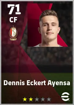 Dennis Eckert Ayensa eFootball 2026 player card — 71 OVR CF