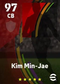 Kim Min-Jae eFootball 2026 player card — 97 OVR CB