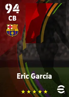 Eric Garcia eFootball 2026 player card — 94 OVR CB