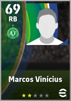 Marcos Vinicius eFootball 2026 player card — 69 OVR RB