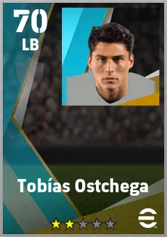 Tobias Ostchega eFootball 2026 player card — 70 OVR LB