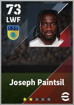Joseph Paintsil eFootball 2026 player card — 73 OVR LWF