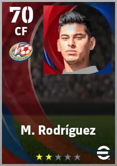 M. Rodriguez eFootball 2026 player card — 70 OVR CF