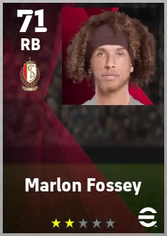 Marlon Fossey eFootball 2026 player card — 71 OVR RB
