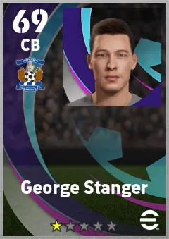 George Stanger eFootball 2026 player card — 69 OVR CB