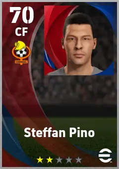Steffan Pino eFootball 2026 player card — 70 OVR CF