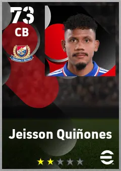 Jeisson Quinones eFootball 2026 player card — 73 OVR CB
