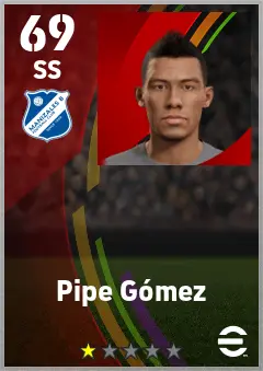 Pipe Gomez eFootball 2026 player card — 69 OVR SS
