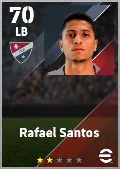Rafael Santos eFootball 2026 player card — 70 OVR LB