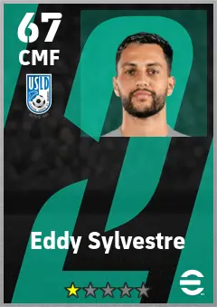 Eddy Sylvestre eFootball 2026 player card — 67 OVR CMF