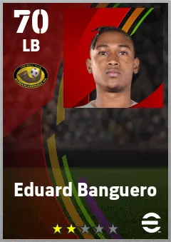 Eduard Banguero eFootball 2026 player card — 70 OVR LB
