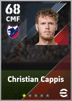 Christian Cappis eFootball 2026 player card — 68 OVR CMF