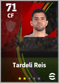 Tardeli Reis eFootball 2026 player card — 71 OVR CF