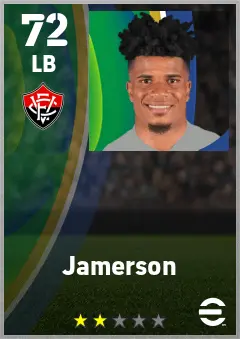 Jamerson eFootball 2026 player card — 72 OVR LB