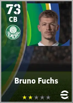 Bruno Fuchs eFootball 2026 player card — 73 OVR CB