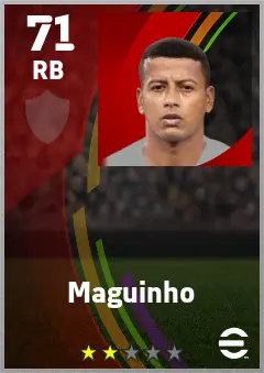 Maguinho eFootball 2026 player card — 71 OVR RB