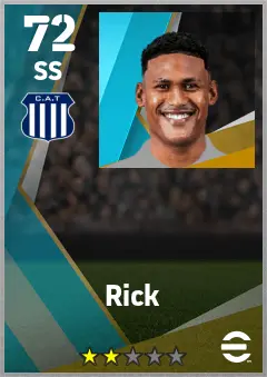 Rick eFootball 2026 player card — 72 OVR SS