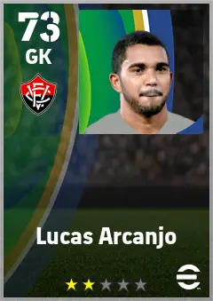 Lucas Arcanjo eFootball 2026 player card — 73 OVR GK