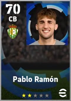 Pablo Ramon eFootball 2026 player card — 70 OVR CB